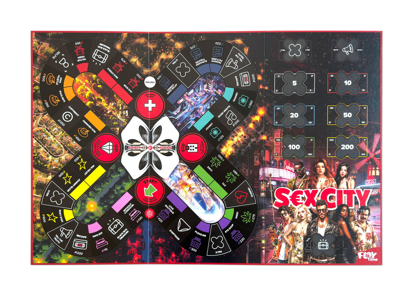 S€X CITY (Spicy Monopoly)